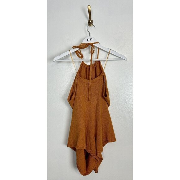 FREE PEOPLE Mina Romper in Suntan Size Large - Picture 8 of 8